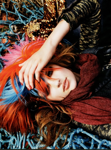 Bette Franke  L’Officiel Dutch September 2010 photographer Giulia Noni 